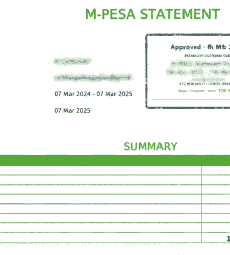 M-Pesa Statement: How to Download and Use It